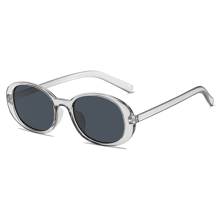 Retro-Inspired Oval Frame Sunglasses Bowlift