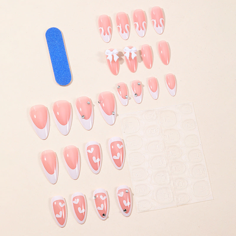 Heart-Inspired 3D Nail Art Design Bowlift