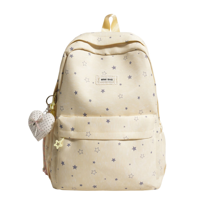 Star-Patterned Casual Backpack Bowlift