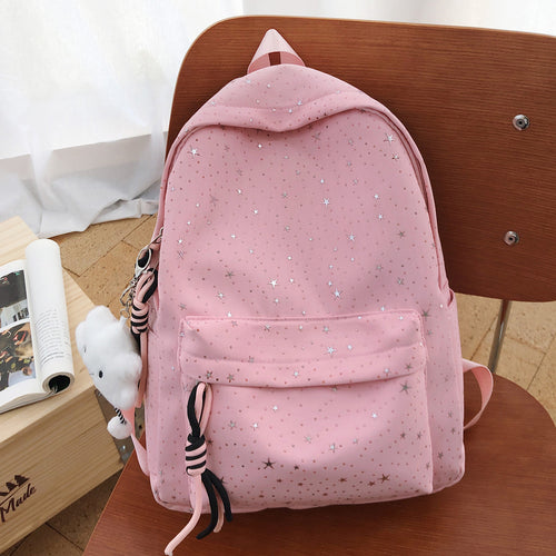 Playful Starry Design Backpack