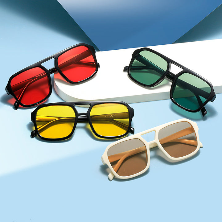 Clear Lens Square Frame Sunglasses Bowlift