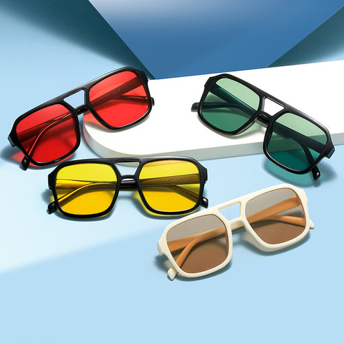 Clear Lens Square Frame Sunglasses Bowlift