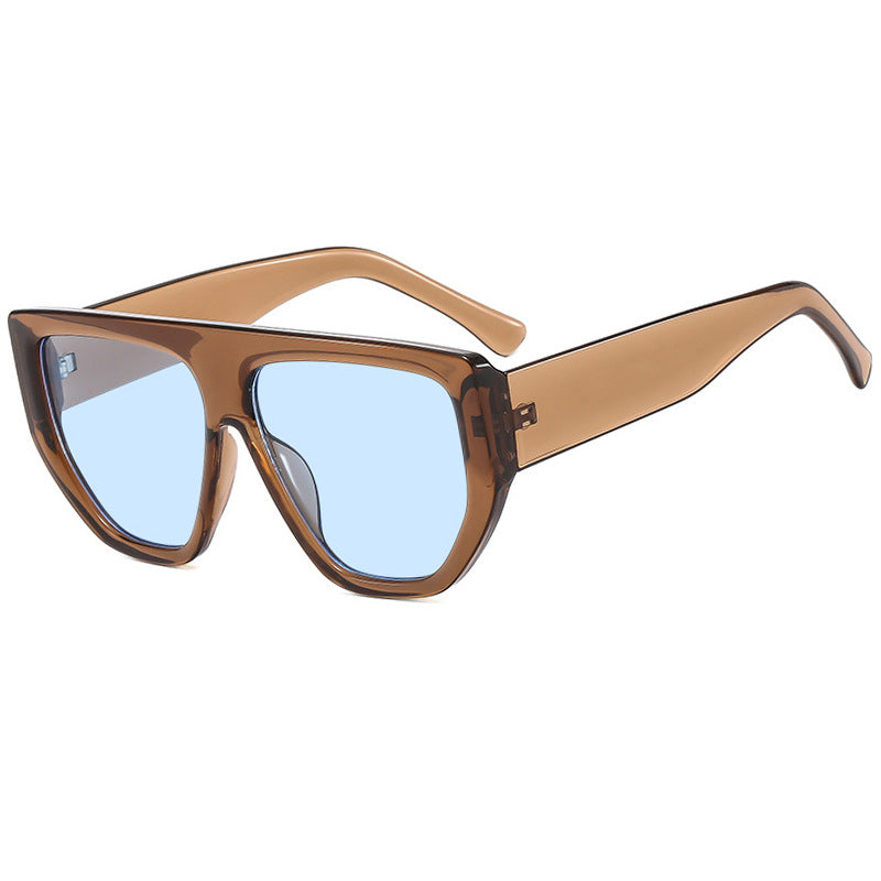 Women's fashionable oversized sunglasses with innovative Bowlift frame