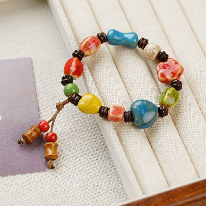 Heart-Shaped Beaded Bracelet Bowlift