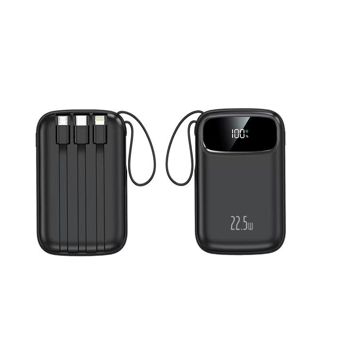 Portable power bank with integrated charging ports Bowlift