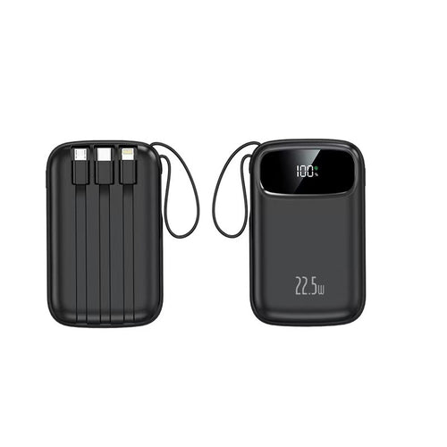 Portable power bank with integrated charging ports Bowlift