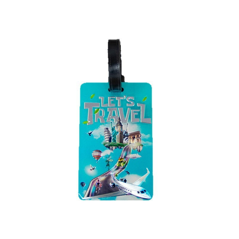 Artistic Travel Luggage Tag Bowlift