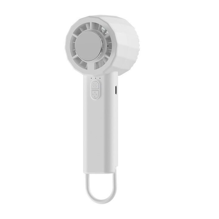 Unisex portable mini hand fan with USB-C charging port and integrated mist spray function Bowlift