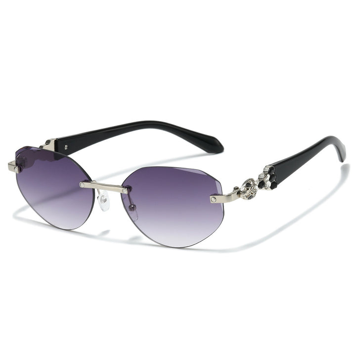 Decorative Oversized Shield Sunglasses Bowlift