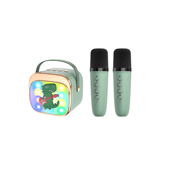 Children's Portable Karaoke Speaker with Dual Microphones Bowlift