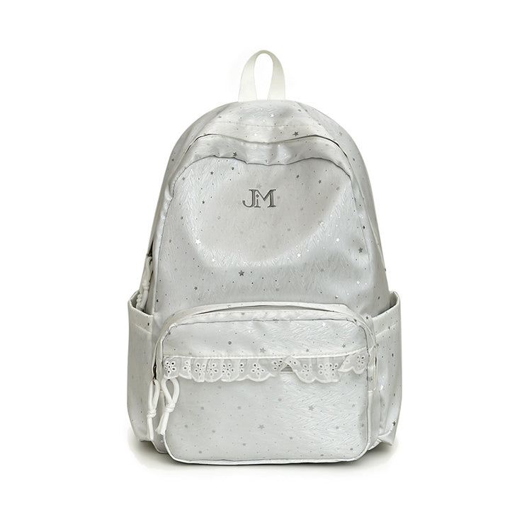 Stylish Star-Embellished Backpack