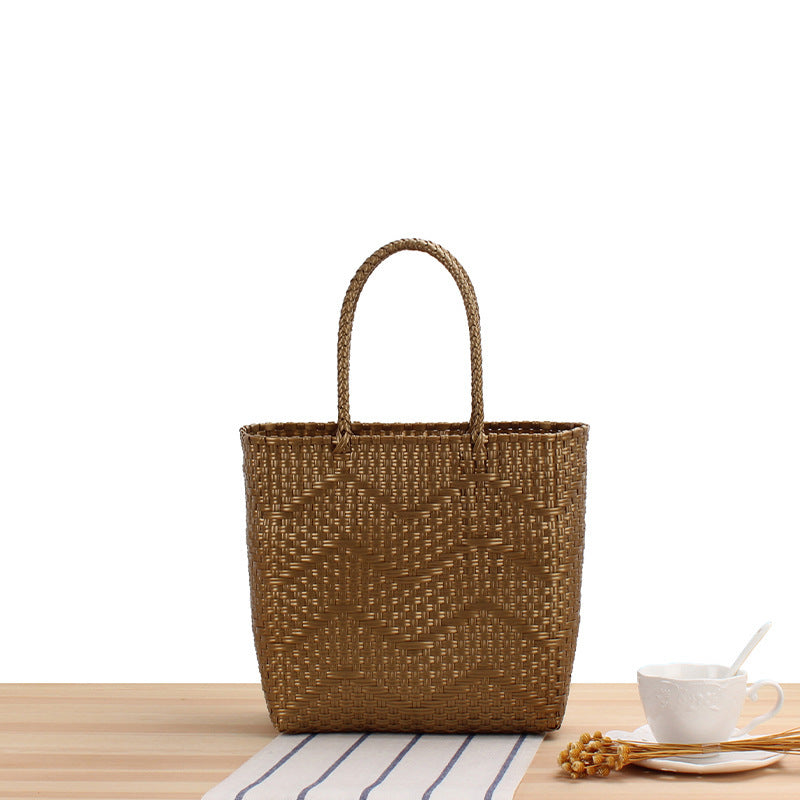 Robust Shopping Bag Made of Woven Synthetic Material Bowlift