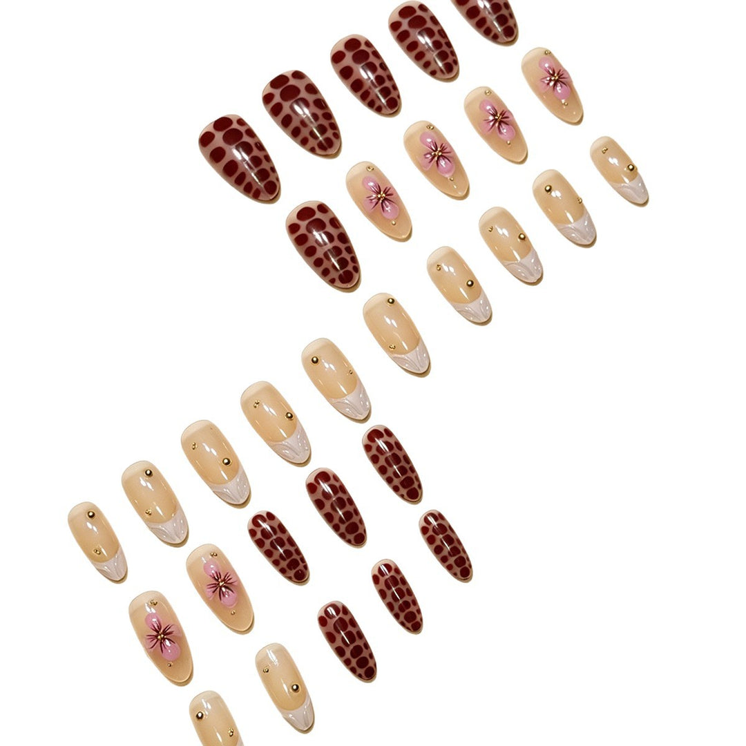 Floral Art Press-On Nail Tips Bowlift