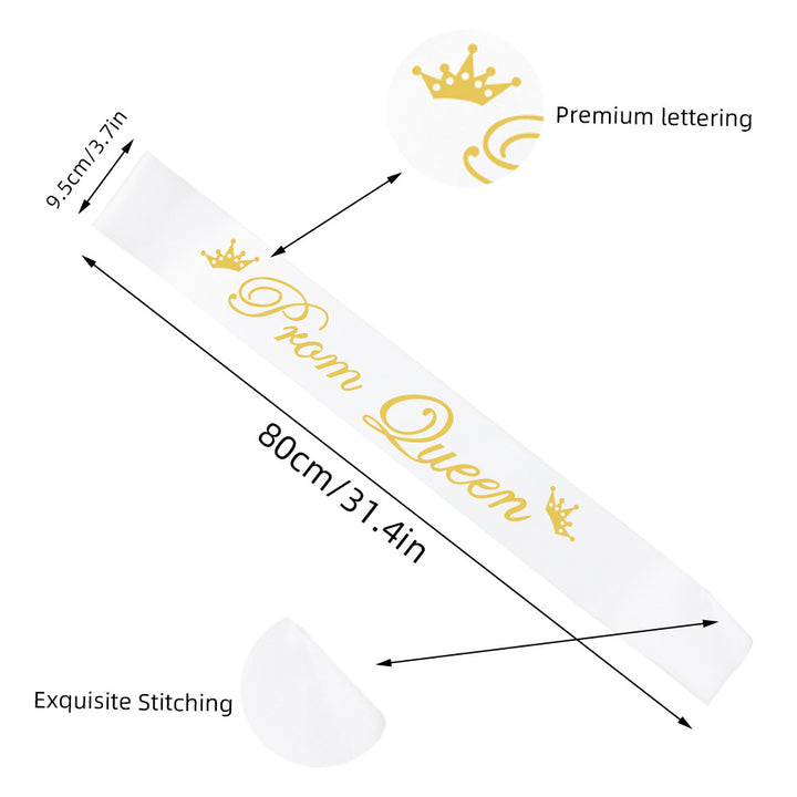 Ladies crown with festive sash set Bowlift