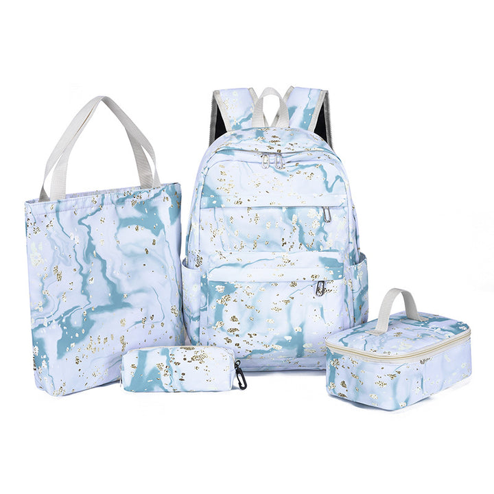 Fashionable backpack with generous interior Bowlift