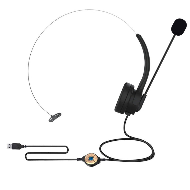 USB Wired Communication Headset Bowlift