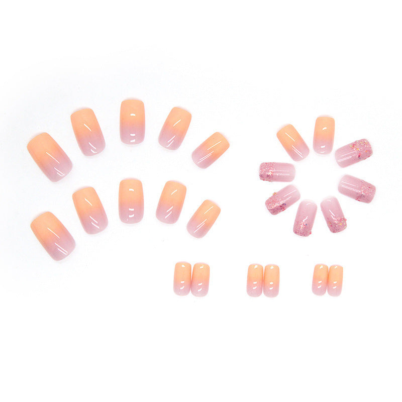 Elegant Ombre Press-On Nail Extensions Bowlift