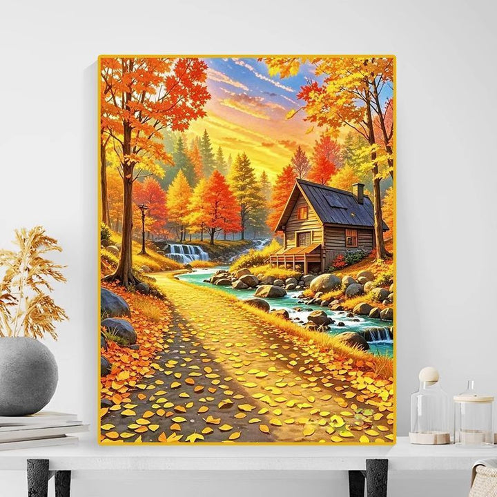 Autumn Landscape Canvas Art Print Bowlift