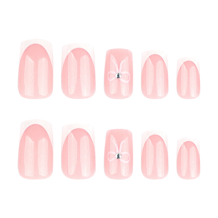 Elegant Decorative Press-On Nail Extensions Bowlift