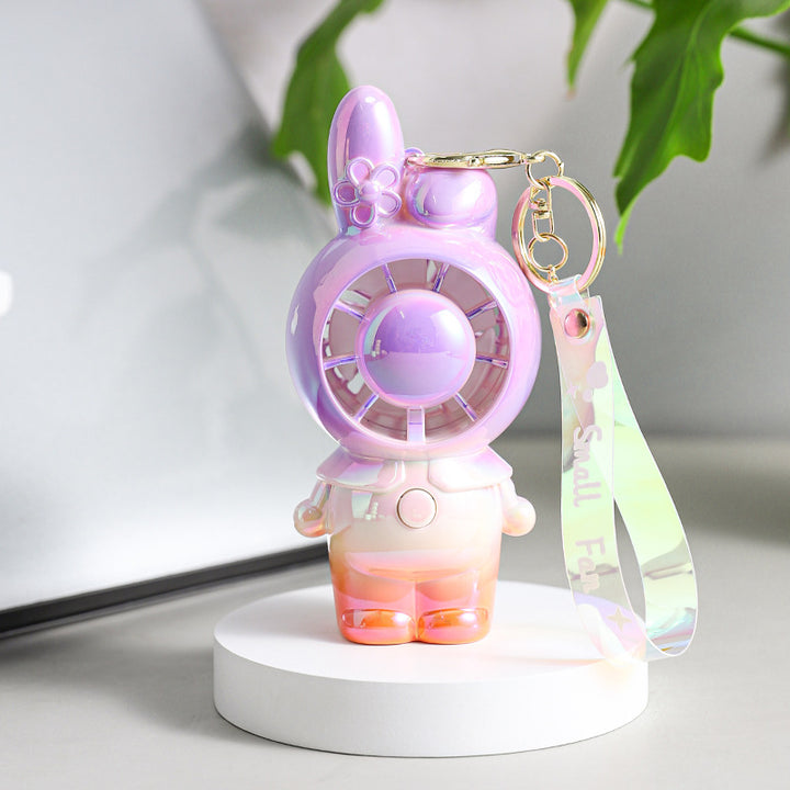 Unisex Portable Mini Fan in Cute Rabbit Design Bowlift