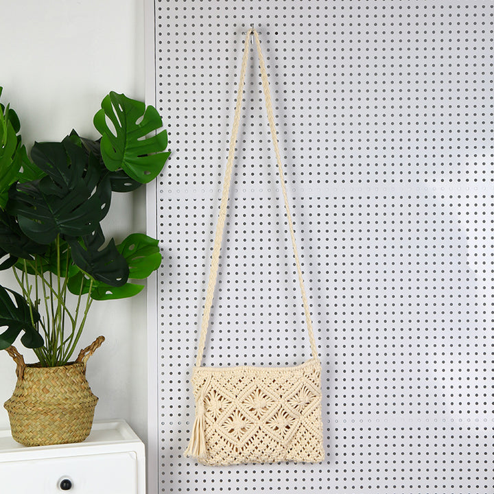 Handmade Macrame Shoulder Bag Bowlift