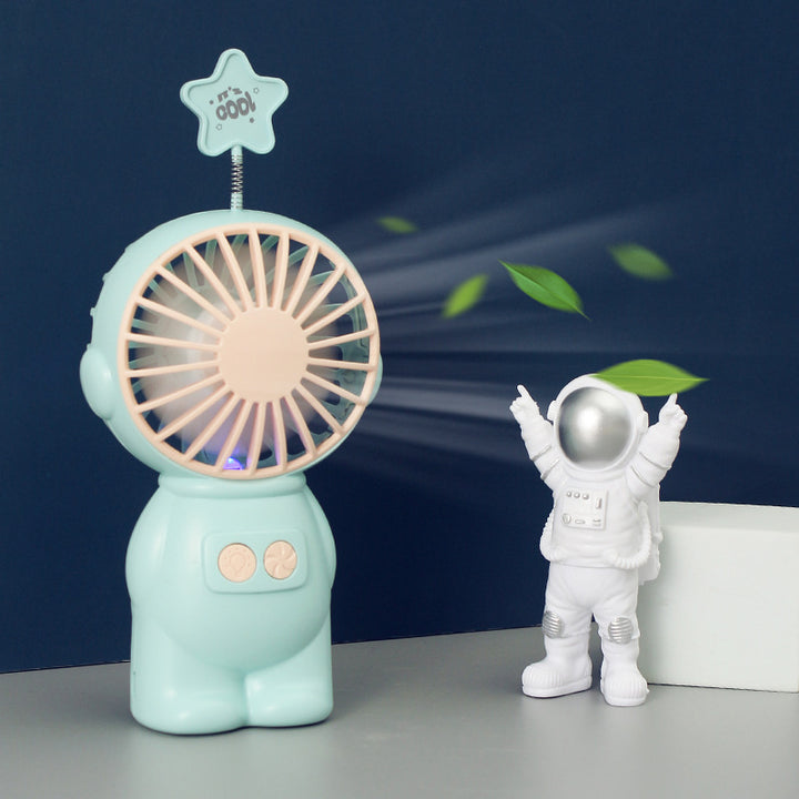 Ladies Portable Mini Fan with Creative Flower Design Bowlift