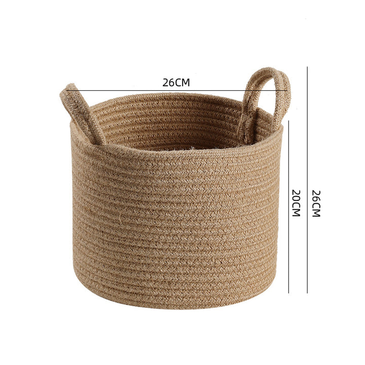 Natural Fiber Storage Basket Bowlift
