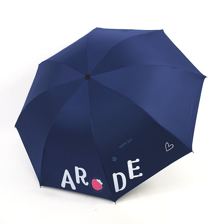 Women's Foldable Umbrella with Cheerful Design Bowlift