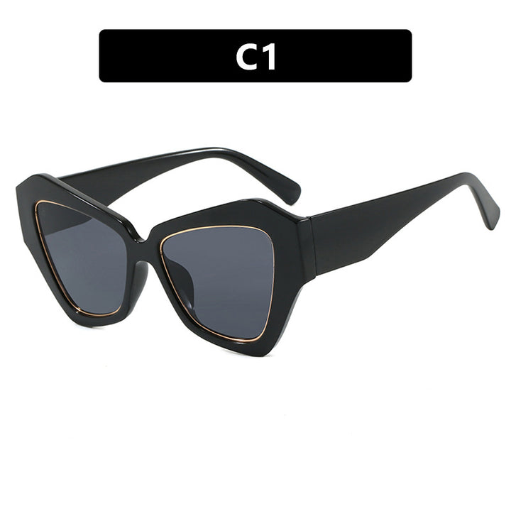 Women's trendy Cat-Eye sunglasses with elegant frame and UV protection Bowlift