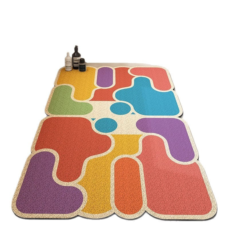 Modern Geometric Bath Mat Bowlift