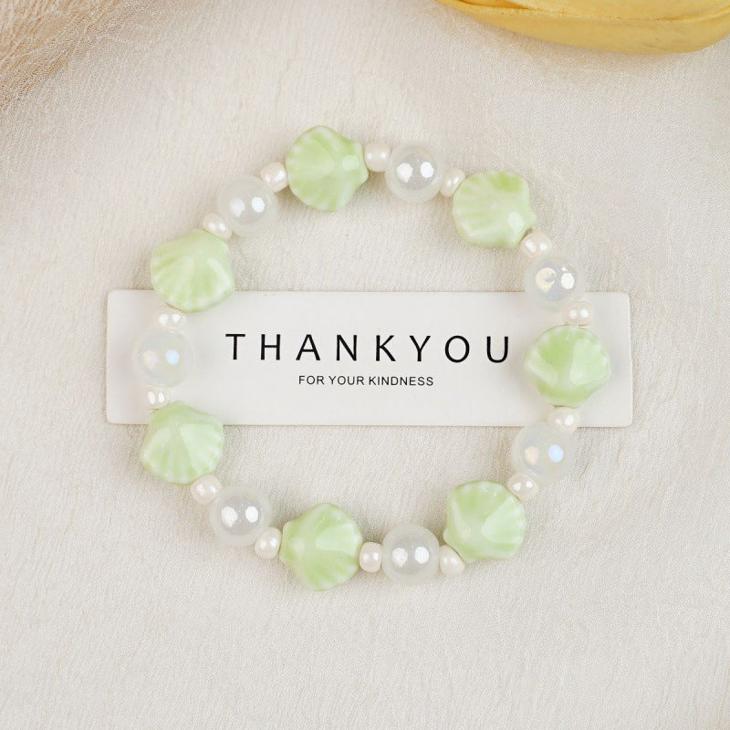 Heart-Shaped Beaded Bracelet Bowlift