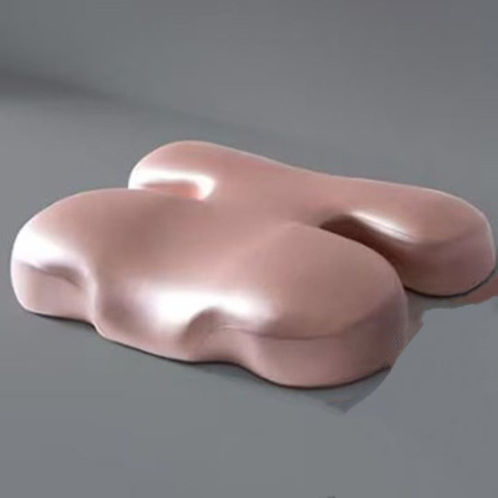 Ergonomic Memory Foam Coccyx Seat Cushion with Contoured Cutouts Bowlift