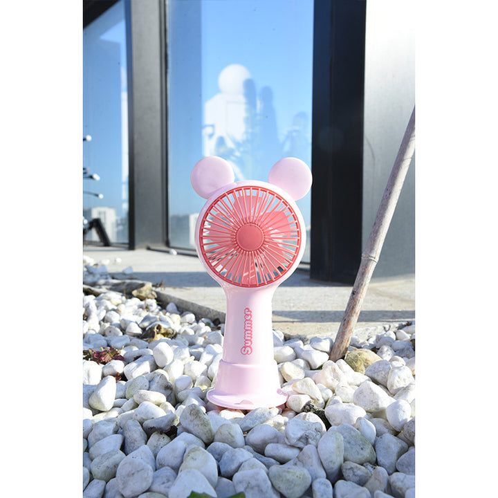 Women's Portable Mini Fan with Rechargeable Battery Bowlift