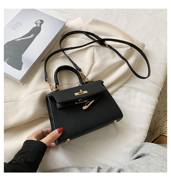 Structured Faux Leather Handbag Bowlift