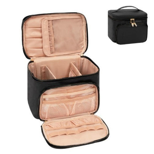 Luxurious Cosmetic Organizer Bag with Separate Compartment System Bowlift
