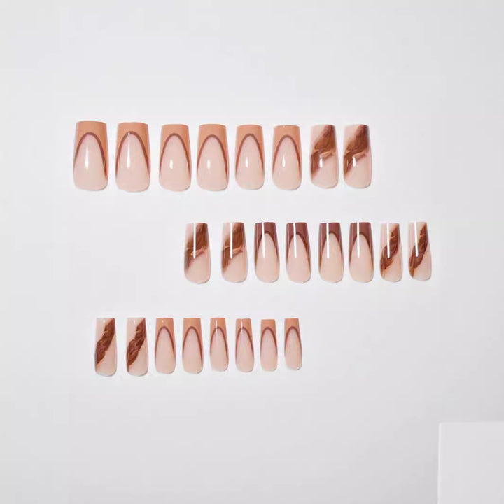 Artistic Marble Nail Enhancements Bowlift