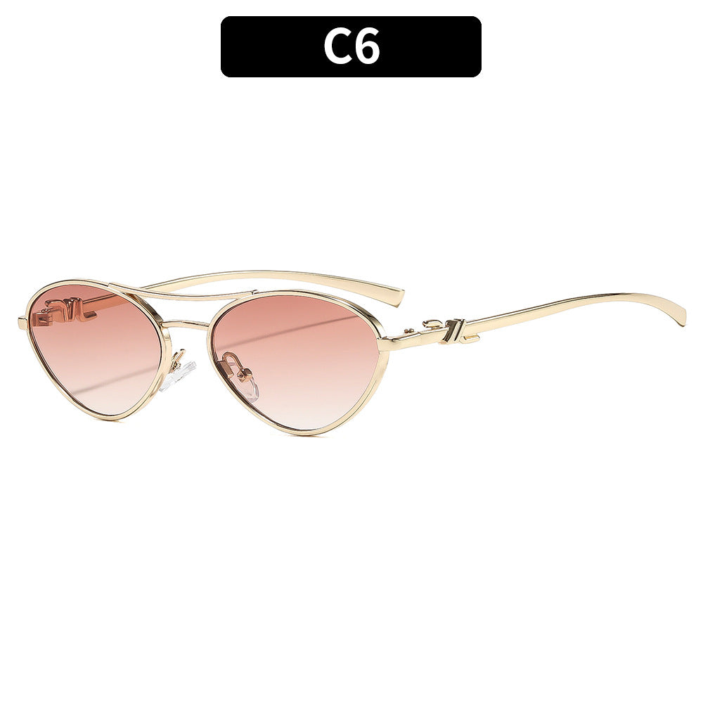 Elegant Dual Bridge Sunglasses