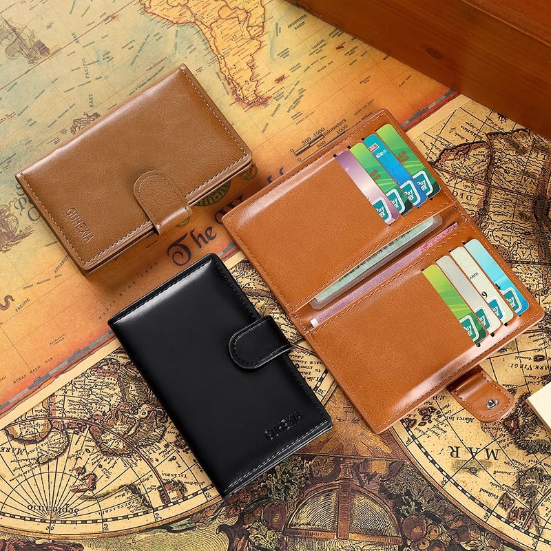 RFID-Blocking Leather Card Holder Bowlift