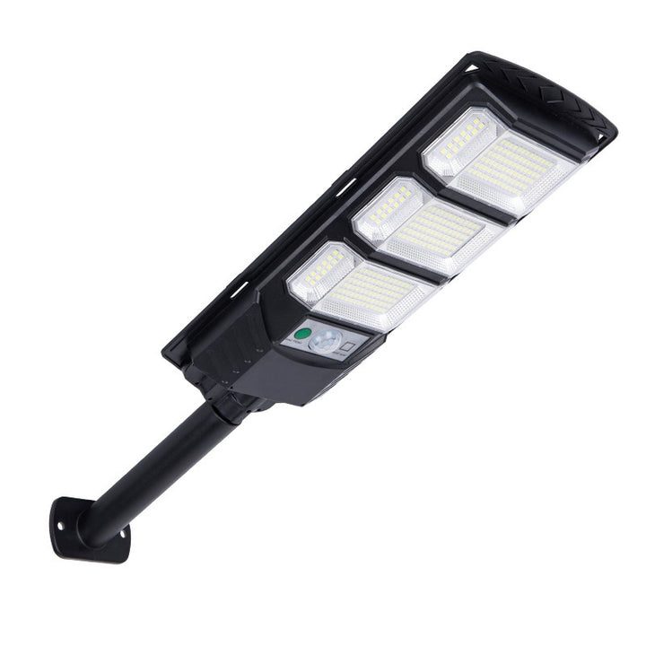 Integrated solar LED street lamp with PIR motion sensor and remote control durable ABS PC housing weatherproof IP65 outdoor pathway light Bowlift