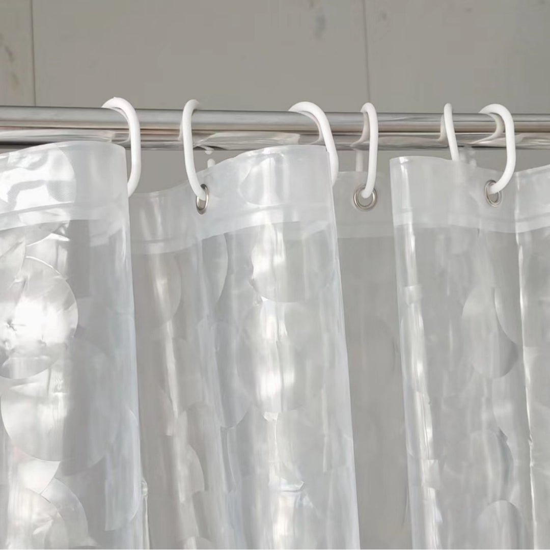 Premium Plastic Shower Curtain Hooks Bowlift