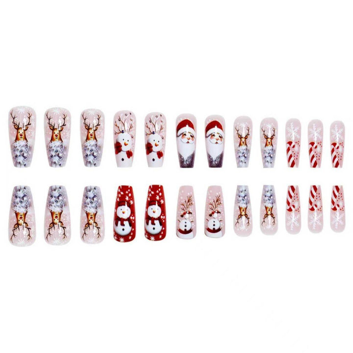 Festive Holiday Themed Nail Art Bowlift