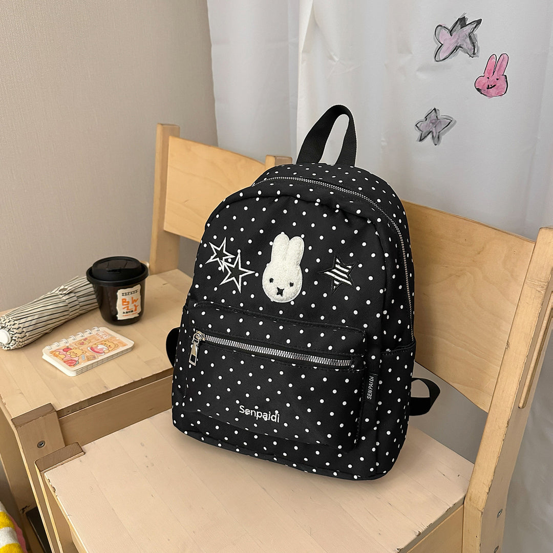 Fun Polka Dot Character Backpack