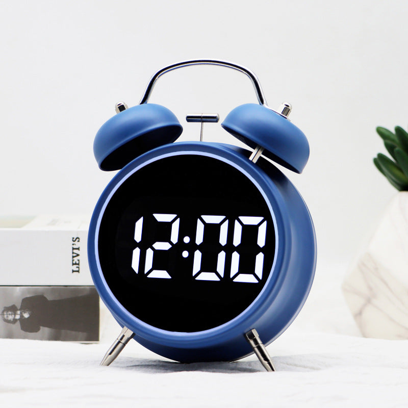 Digital Alarm Clock with Retro Design Bowlift
