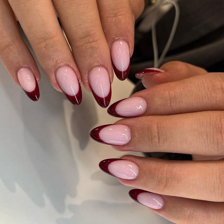 Artifical nails with elegant gradient colors Bowlift