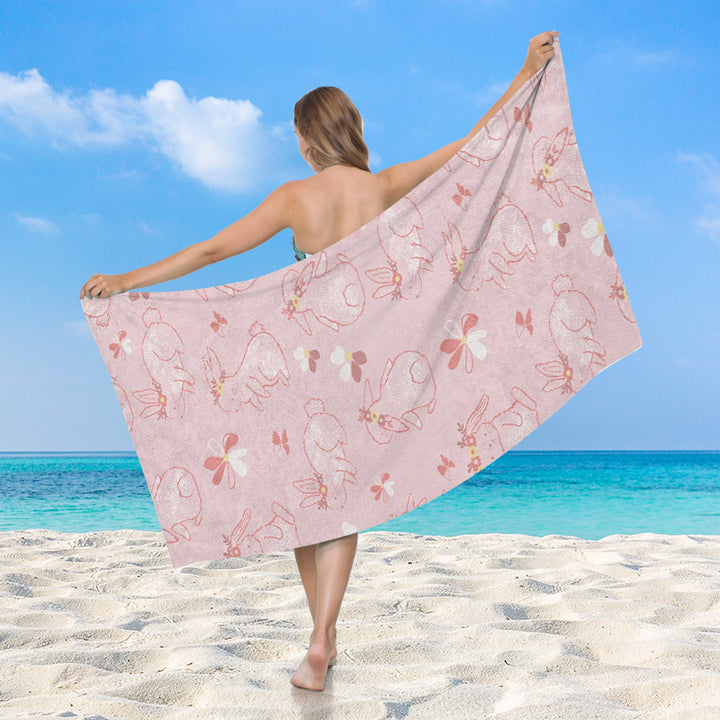 Beach towel with exotic shell motif Bowlift