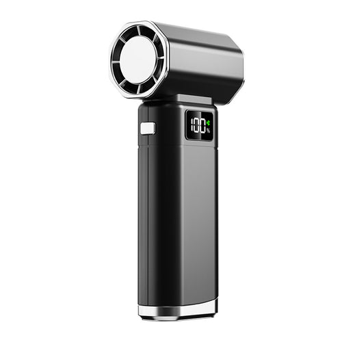 Unisex Portable High-Performance Fan with LED Display and USB Charging Function Bowlift