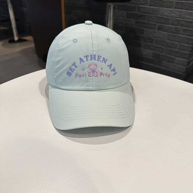 Women's Playful Embroidered Cap Bowlift