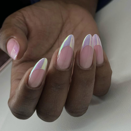 Artistic stiletto nails with elegant gradient Bowlift