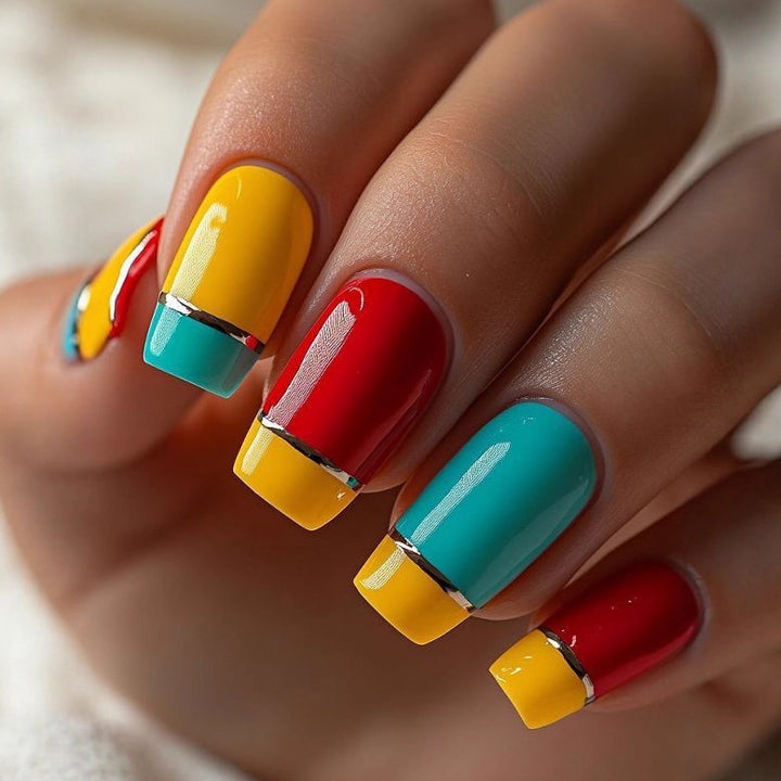 Creative Nail Art with Exotic Leaf Design Bowlift