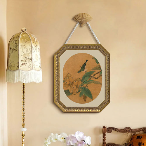 Vintage Parrot Framed Art
